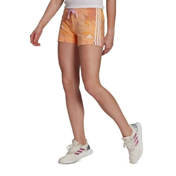 ADIDAS Women's Tie-Dyed Effect Shorts summer short - Picture 4 of 10